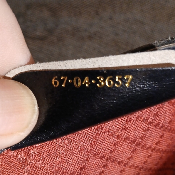 Gucci Black Canvas Clutch with Red and Green Stripe - Picture 10 of 15
